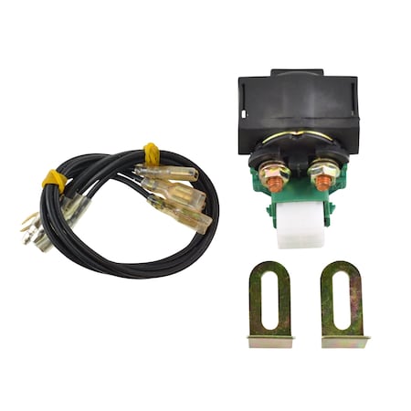 Rmstator Universal Starter Relay Solenoid Switch with Multiple Connectors  UTV ATV Motorcycle Watercraft RM09018
